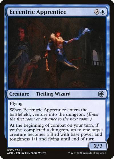Eccentric Apprentice 57 Adventures in the Forgotten Realms Magic card