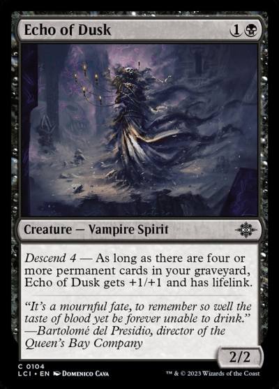 Echo of Dusk 104 The Lost Caverns of Ixalan Magic card