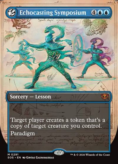 Echocasting Symposium SOS-291 Secrets of Strixhaven Magic card