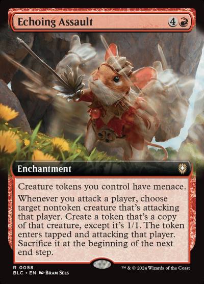 Echoing Assault BLC-58 Bloomburrow Commander Magic card