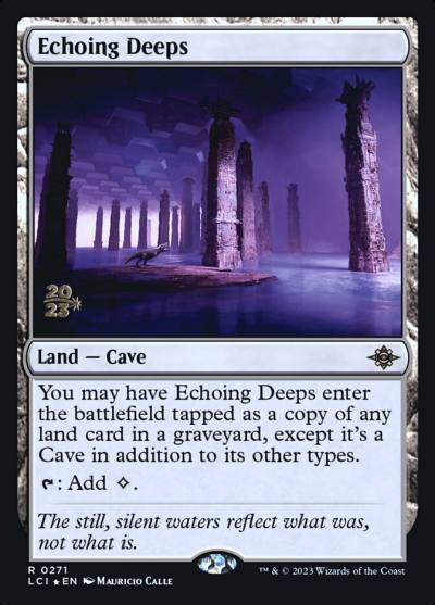 Echoing Deeps PLCI-271S The Lost Caverns of Ixalan Promos Magic card