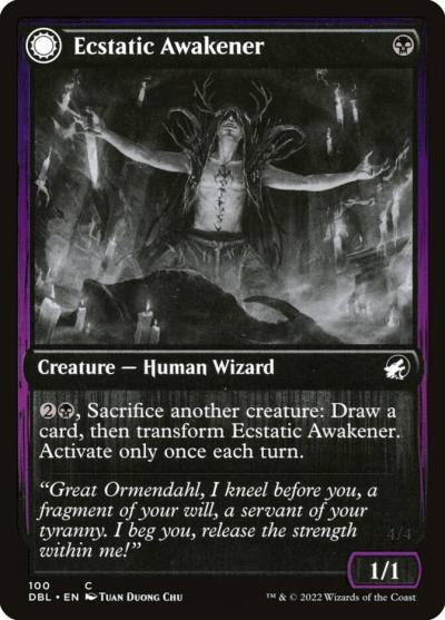 Ecstatic Awakener // Awoken Demon DBL-100 Innistrad: Double Feature Magic card