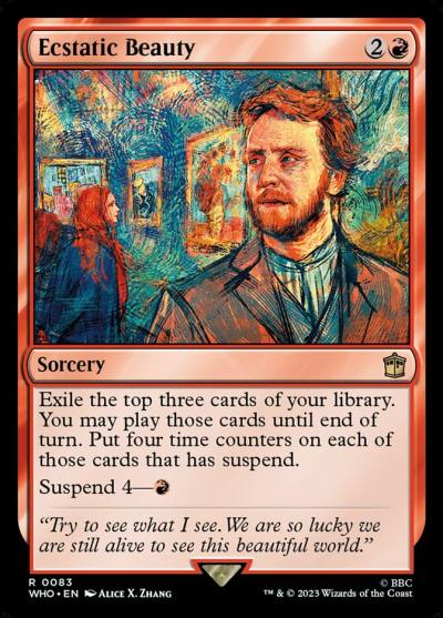 Ecstatic Beauty WHO-83 Doctor Who Magic card