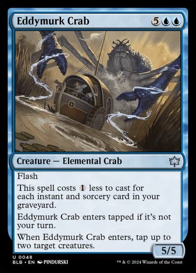 Eddymurk Crab 48 Bloomburrow Magic card