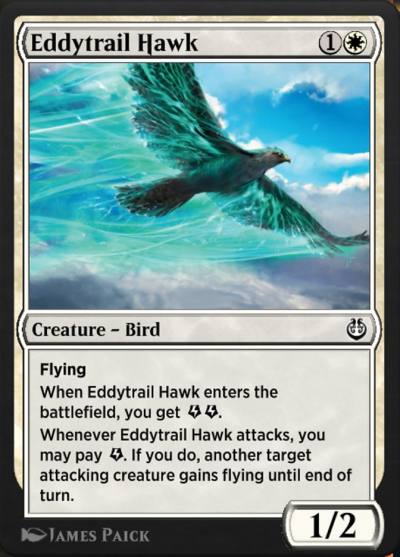 Eddytrail Hawk KLR-16 Kaladesh Remastered Magic card