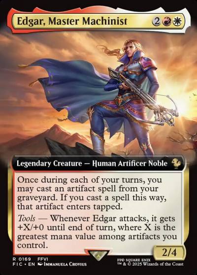 Edgar, Master Machinist FIC-169 Final Fantasy Commander Magic card