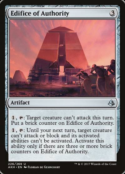Edifice of Authority AKH-226 Amonkhet Magic card