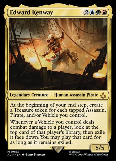 Edward Kenway ACR-53 Assassin's Creed Magic card