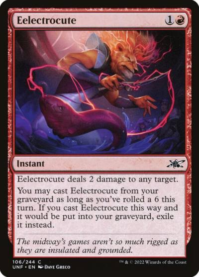 Eelectrocute UNF-106 Unfinity Magic card