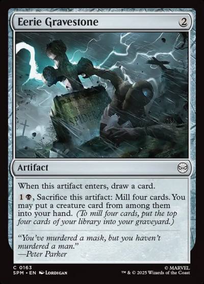 Eerie Gravestone SPM-163 Marvel's Spider-Man Magic card