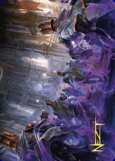 Eerie Interference // Eerie Interference AWOE-4 Wilds of Eldraine Art Series Magic card