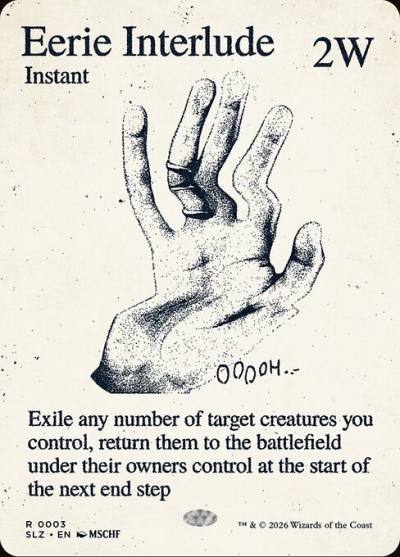 Eerie Interlude SLZ-3 The Zeta Set Magic card