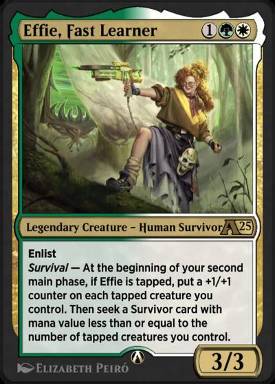 Effie, Fast Learner YDSK-19 Alchemy: Duskmourn Magic card
