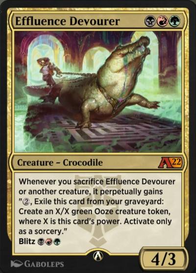 Effluence Devourer YSNC-23 Alchemy: New Capenna Magic card