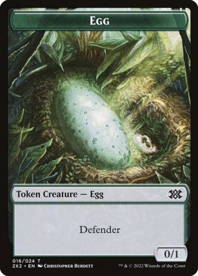 Egg T2X2-16 Double Masters 2022 Tokens Magic card
