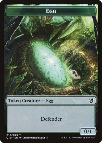 Egg TC19-16 Commander 2019 Tokens Magic card