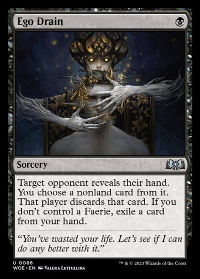 Ego Drain WOE-86 Wilds of Eldraine Magic card