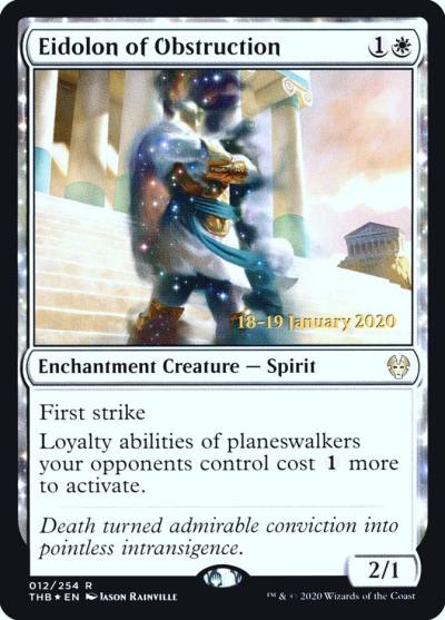 Eidolon of Obstruction PTHB-12S Theros Beyond Death Promos Magic card