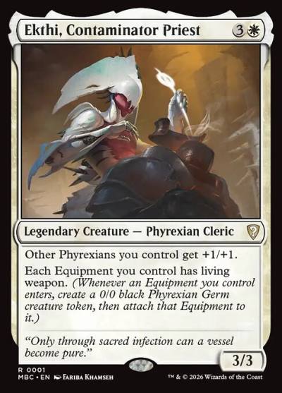 Ekthi, Contaminator Priest MBC-1 Mystery Booster Commander Edition Magic card