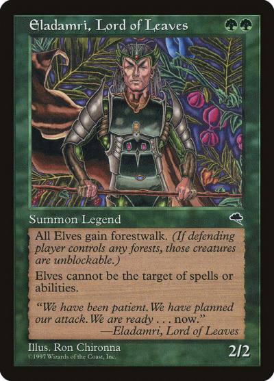 Eladamri, Lord of Leaves TMP-224 Tempest Magic card