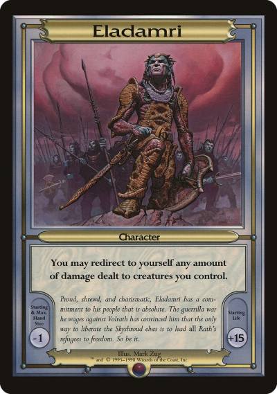 Eladamri PVAN-301 Vanguard Series Magic card