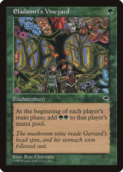 Eladamri's Vineyard TMP-223 Tempest Magic card