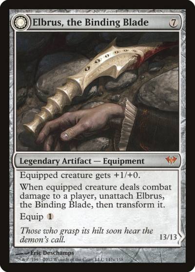 Elbrus, the Binding Blade // Withengar Unbound DKA-147 Dark Ascension Magic card