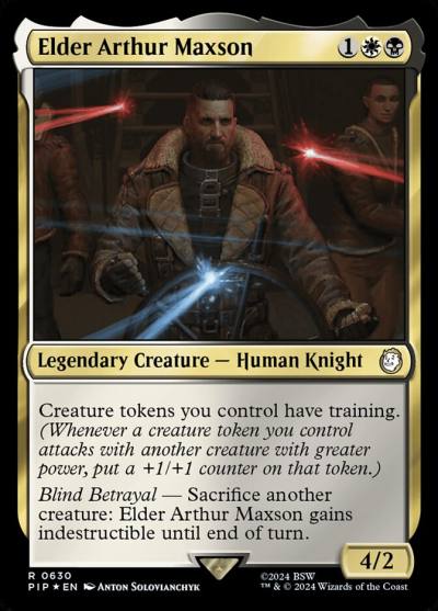 Elder Arthur Maxson PIP-630 Fallout Magic card