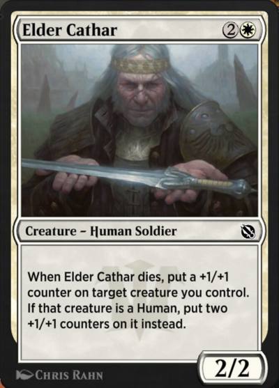 Elder Cathar SIS-6 Shadows of the Past Magic card