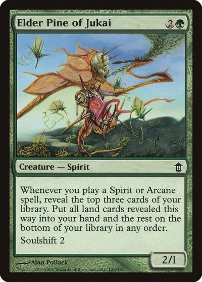Elder Pine of Jukai 128 Saviors of Kamigawa Magic card