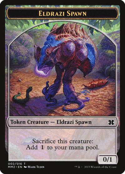Eldrazi Spawn TMM2-2 Modern Masters 2015 Tokens Magic card