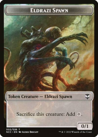 Eldrazi Spawn TNCC-2 New Capenna Commander Tokens Magic card