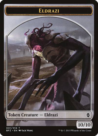 Eldrazi TBFZ-1 Battle for Zendikar Tokens Magic card