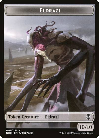 Eldrazi TNCC-1 New Capenna Commander Tokens Magic card