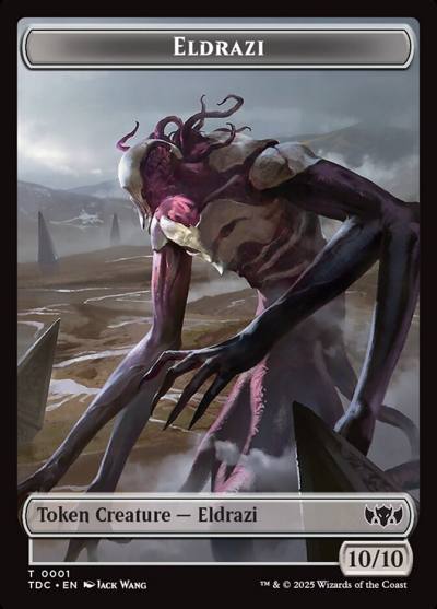 Eldrazi TTDC-1 Tarkir: Dragonstorm Commander Tokens Magic card