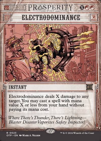Electrodominance OTP-23 Breaking News Magic card
