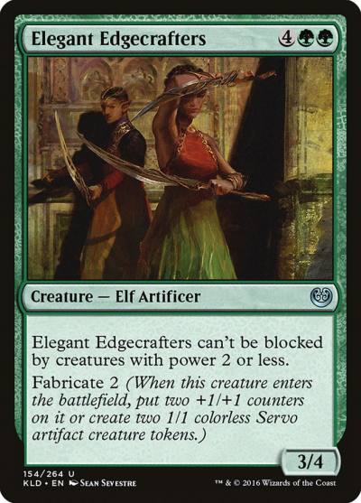 Elegant Edgecrafters KLD-154 Kaladesh Magic card