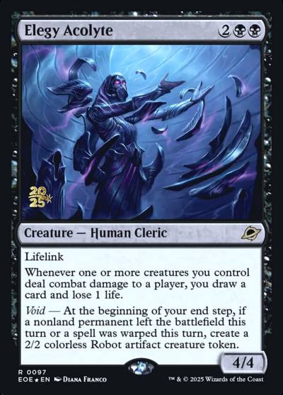Elegy Acolyte PEOE-97S Edge of Eternities Promos Magic card