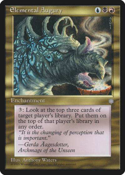 Elemental Augury ICE-286 Ice Age Magic card
