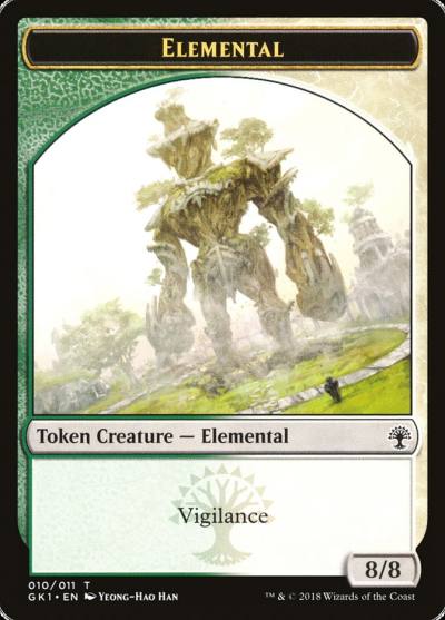 Elemental // Centaur TGK1-10 GRN Guild Kit Tokens Magic card
