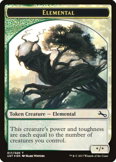 Elemental // Elemental TUST-17 Unstable Tokens Magic card
