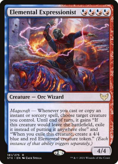 Elemental Expressionist STX-181 Strixhaven: School of Mages Magic card