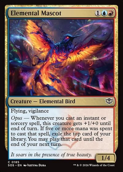 Elemental Mascot 185 Secrets of Strixhaven Magic card