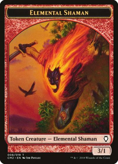 Elemental Shaman TCM2-8 Commander Anthology Volume II Tokens Magic card