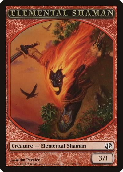 Elemental Shaman TDD2-1 Duel Decks: Jace vs. Chandra Tokens Magic card