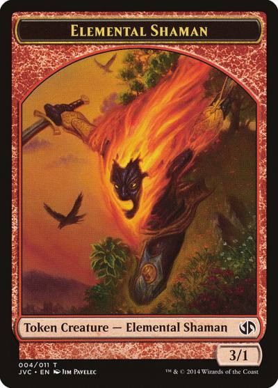 Elemental Shaman TJVC-4 Duel Decks Anthology: Jace vs. Chandra Tokens Magic card