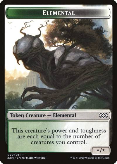 Elemental T2XM-20 Double Masters Tokens Magic card