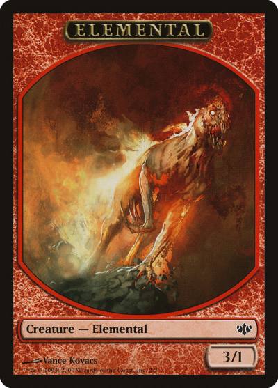 Elemental TCON-2 Conflux Tokens Magic card