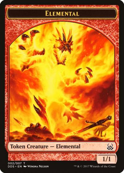 Elemental TDDS-2 Duel Decks: Mind vs. Might Tokens Magic card