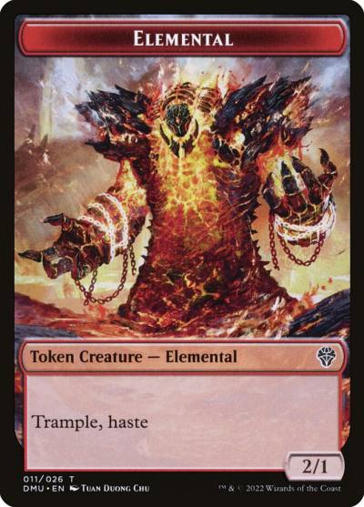 Elemental TDMU-11 Dominaria United Tokens Magic card